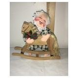 Annalee Mobilitee Dolls- 1995 Rocking horse 7'H