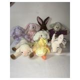 Misc 8 Beanie Babies & Gund