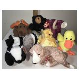 8 Misc. TY Beanie Babies