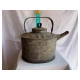 Reading Railroad RDG Co. Galvanized can 9'