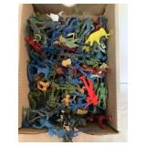 50 + MPC? Plastic Figures- Cowboys, Indians,