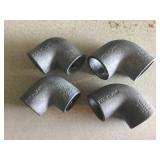 4 Kee Klamp galvanized pipe fittings - 90 degree