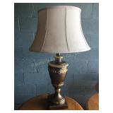 Heavy brass lamp 31"h (no shipping)