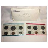 12pc. 1979 UNC US mint coin set sealed w/envelope