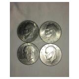 4 Eisenhower dollars - 1976- 1(d)