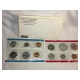 10pc. 1969 (p,d) UNC coin set sealed w/envelope