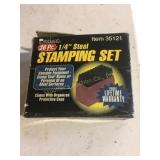 Pittsburgh Stamping set, NIB 35121, 36 pc, 1/4'