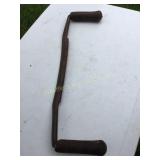 Vtg draw knife woodworking tool, 20'