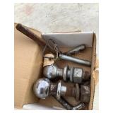 Balls 2',  hitch pin, rods