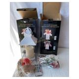 2 color changing lanterns, battery powered, w/