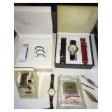 Misc. Costume jewelry - Gruen watch,brooch,tie