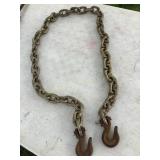 Tow chain w/double hooks, 5ï¿½ (no shipping)