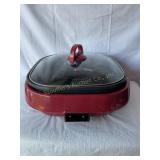 Aroma 3 in 1 grill, working