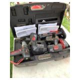2 Craftsman cordless drills, 1/2' & 3/8ï¿½, 19.2 v
