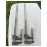 2 bar clamps 27' (no shipping)