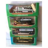 4 Hess Miniature vehicles NIB-1998 tanker truck,