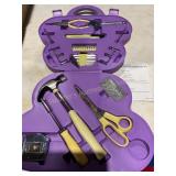 Tool set in hard case