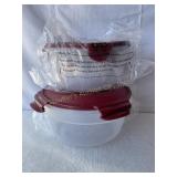 Lock & Lock 3 pc set 2.2 qt. Largest NIP