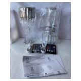 Touch control bottle plastic desk lamp, not tested