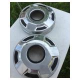 (2) 1970s Ford wheel covers 'dog dish' hubcap