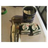 4 boxes hog rings H3 & Seymour ringer pliers, new