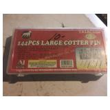 TAIAC 556 144 large cotter pins, new/w plastic