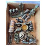 Misc- brass, metal figurines,animals,etc