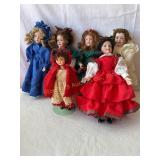 6 dolls, Ashton-Drake Galleries,Little Women,