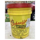 Bucket of Schaeferï¿½s specialized lubricant