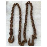 Tow chain, 8ï¿½ w/2 hooks (NO SHIPPING)
