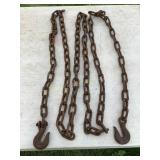 Tow chain, 12ï¿½ w/2 hooks (NO SHIPPING)