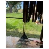 2 yard rakes Plastic and metal