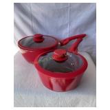 Safe-T-Grip pan set, 9' dia largest