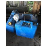 3 Wedco plastic kerosene cans, 5 gal (no shipping)