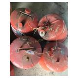 4 Metal gas cans, 5 gal. (no shipping)