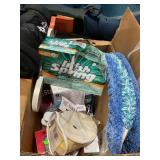 Misc lightbulbs, toilet seat covers NIP, Irish