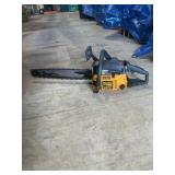 Poulan 295 Pro gas chain saw 20' not tested