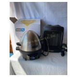 Dash egg cooker, Andily space heater, not tested
