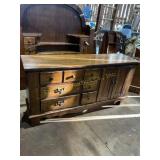 Manor house dresser & Mirror-maple-70? x 34? x