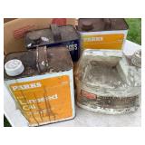 3 Cans Linseed oil, lubrication solutions, none