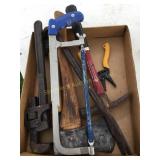 Misc tools- Hammer, axe, crowbar, wire snippets,
