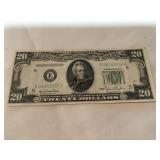 Series 1950 $20 Federal Reserve Note w/Andrew
