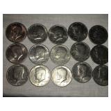 15 - 1971 -3(d) Kennedy Half dollars