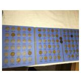 Whitman coin book w/Lincoln wheat pennies