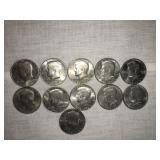 11 - 1976  Kennedy Half dollars Bicentennial