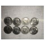 8 - 1972 - 3(d) Kennedy Half dollars