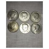 6-1968(d) Kennedy Half dollars
