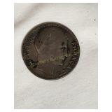 1934 French silver coin, 10 francs