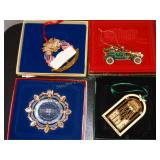 3 White House Christmas Ornaments- 1995, 2002,