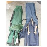 1 Outdoor folding chair & 1 Rocker folding chair
